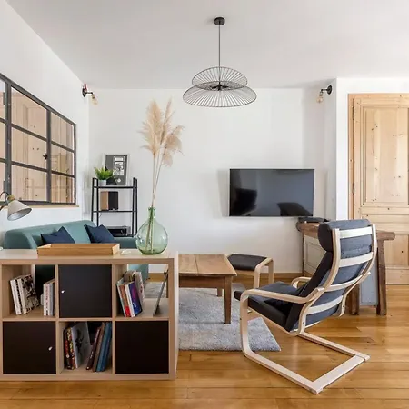 T2 Chaleureux Au Style Bois 7 Apartment Lyon